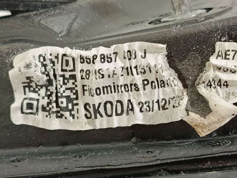 Recambio de retrovisor derecho para skoda kamiq (nw4) 1.0 tsi referencia OEM IAM 658857408J 658857508J - Gris 7