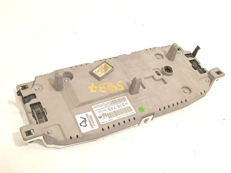 Recambio de cuadro instrumentos para peugeot 2008 ii (ud_, us_, uy_, uj_, ur_, uc_) 1.2 puretech 100 referencia OEM IAM 98516743 - Blanco 5