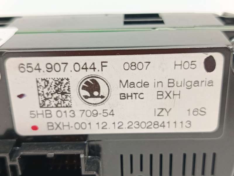 Recambio de mando climatizador para skoda kamiq (nw4) 1.0 tsi referencia OEM IAM 654907044FIZY  5HB01370954 - Gris 7