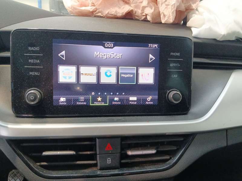 Recambio de pantalla multifuncion para skoda kamiq (nw4) 1.0 tsi referencia OEM IAM 654035869HIZY  24413G0588 - Gris 8