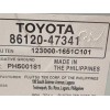 Recambio de sistema audio / radio cd para toyota prius (nhw30) plug-in hybrid advance referencia OEM IAM 8612047341  