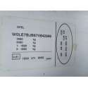 OPEL VIVARO A CAJA/CHASIS (X83)