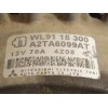 Recambio de alternador para ford ranger (eq) 2.5 12v td cat referencia OEM IAM WL9118300  A2TA6099AT
